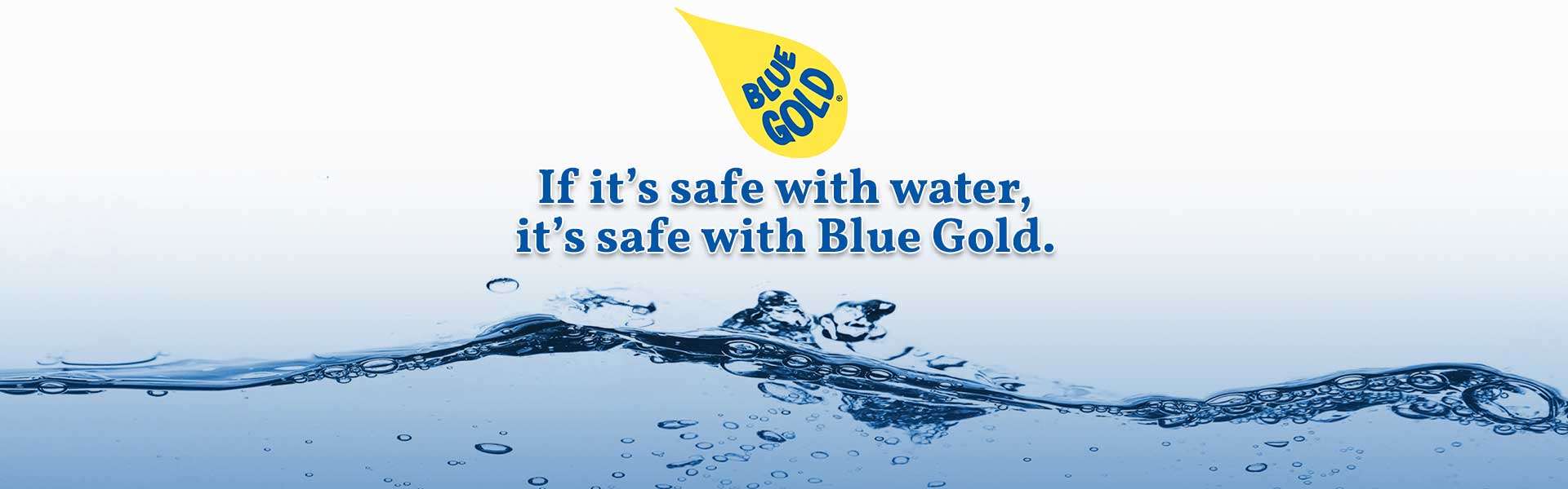 Blue gold waterbased cleaner